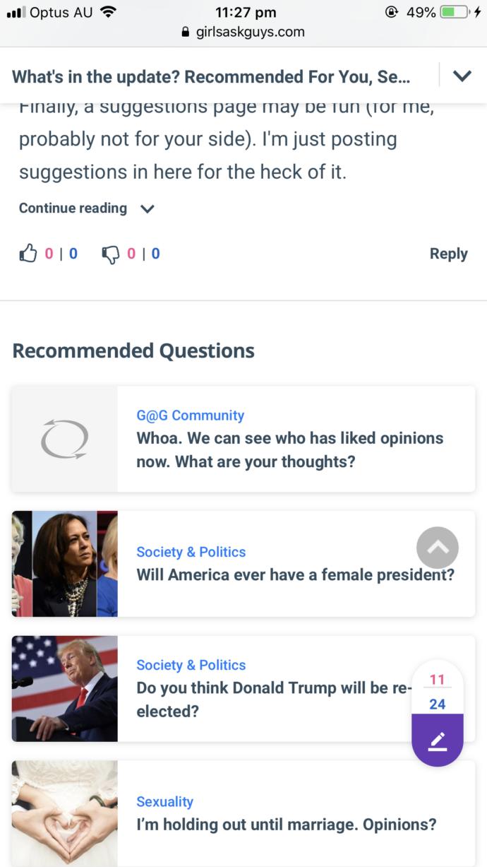 What's in the update? Recommended For You, Seeing Likes, and More!