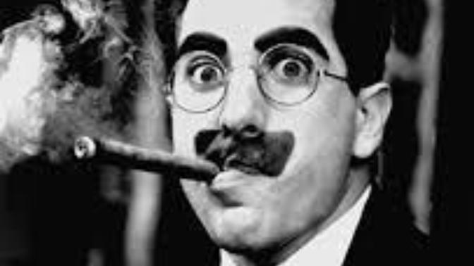 Groucho Marx, the little old funny man.
