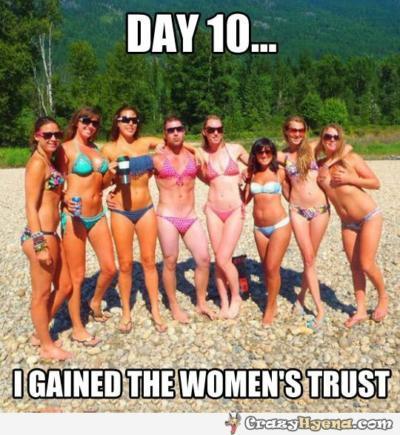 Just being one of the guys!