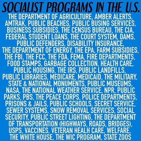 Socialism: An Idiots guide for the idiots who think socialism does not exist