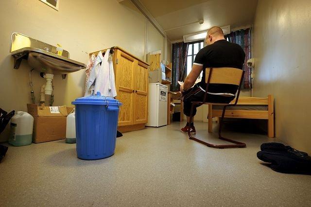 Some inmates use a bucket because of there's no toilets