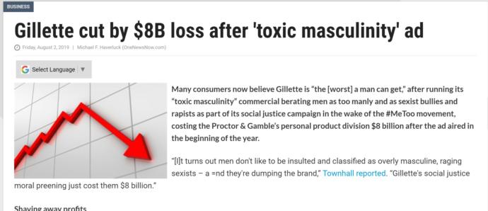 WHAT IN THE WORLD can you guys possibly be so offended by with that Gillette commercial from last year?