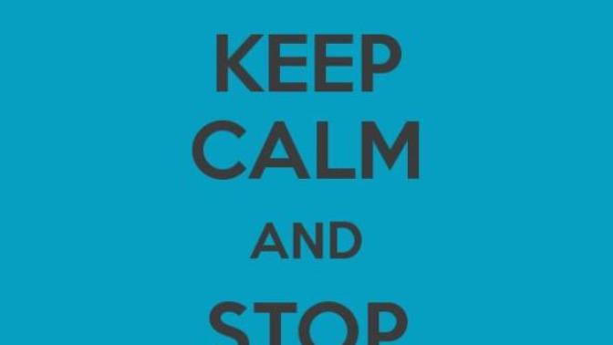 Shut up and stop complaining!