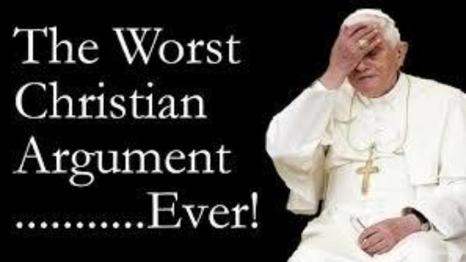 Terrible arguments Christians like to use to support creationism
