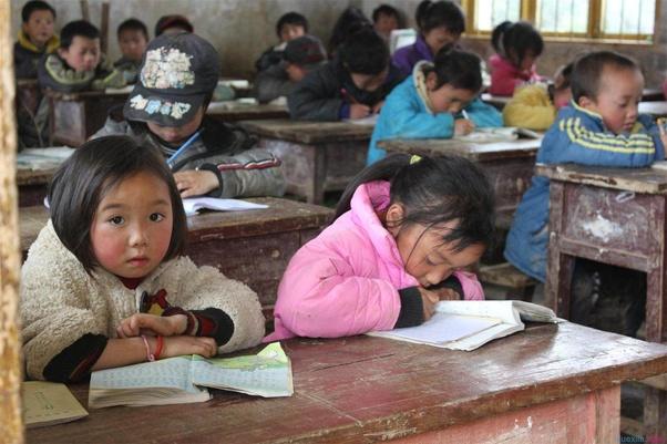 There may be no electricity, no heating, so children are forced to study in the dark and in the cold.