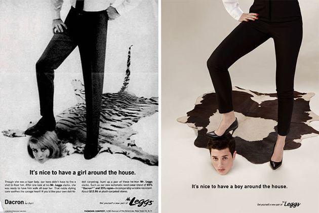 A feminist remake of 1950s sexist ads