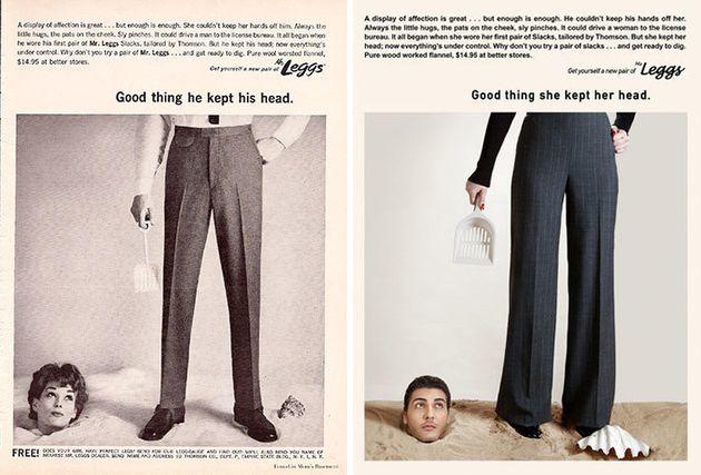 A feminist remake of 1950s sexist ads