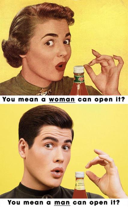 A feminist remake of 1950s sexist ads