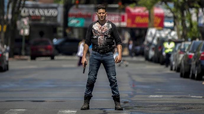 The Punisher portrayed by John Bernthal