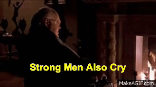 For the guys, Crying and being openly emotional is 100% okay <3