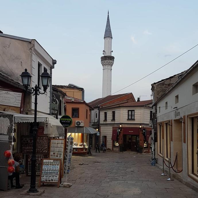 Street in Carsija, Skopje