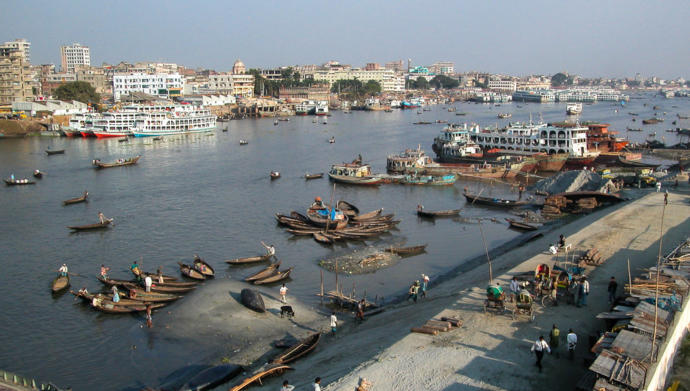 The Buriganga River in Dhaka