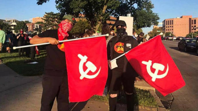 A hypothetical dystopian scenario of a world dominated by radical left wing totalitarianism