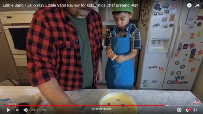 My encounter with Jell-O play edible sand