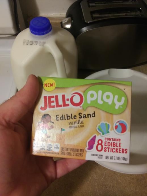 My encounter with Jell-O play edible sand
