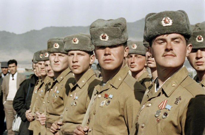 Soviet troops in Afghanistan