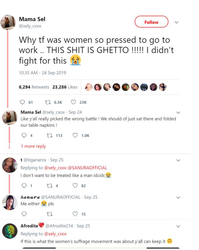 "The thing that sucks about being a Housewife in today's Society"