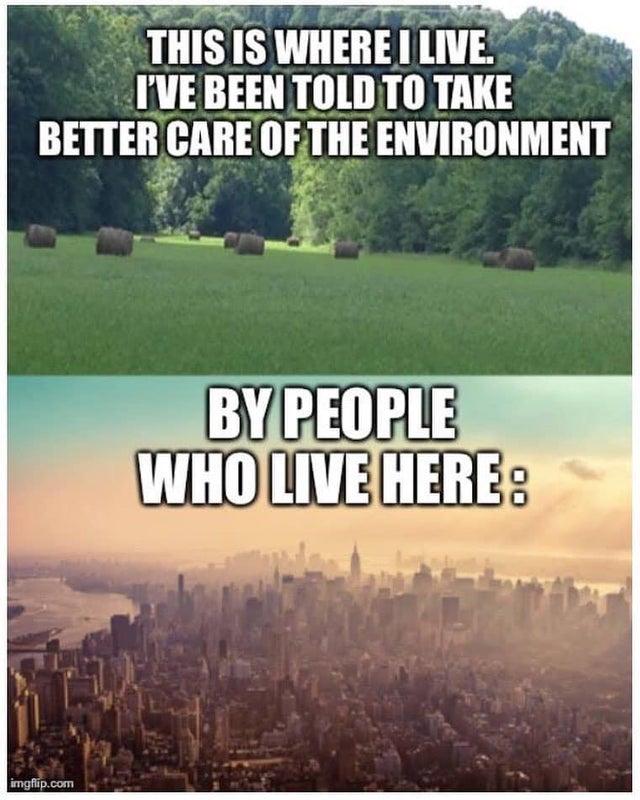 So you want to save the planet, here's some ways