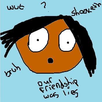 This is my art and an accurate self-portrait