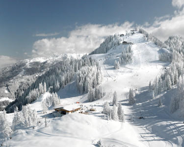 The skiing area of Flachau