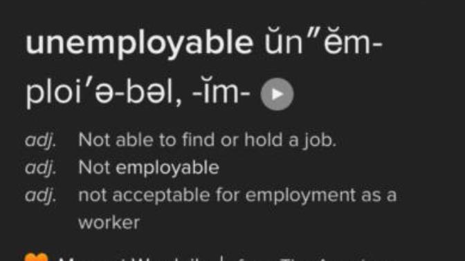 Unemployability: Involuntarily Unemployed, the Incels of the Job Market.