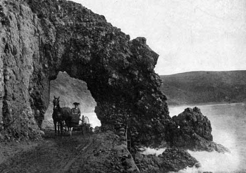 Los Angeles, before the Pacific Coast Highway (PCH) was built