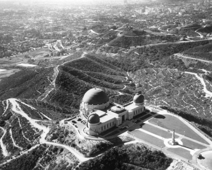 Griffith Observatory, 1935 aerial