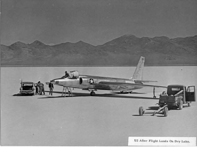 U2 plane at Groom Lake Area 51.