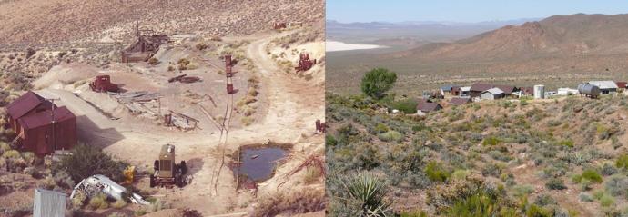 The Sheahans property is a historic mine that overlooks Groom Lake