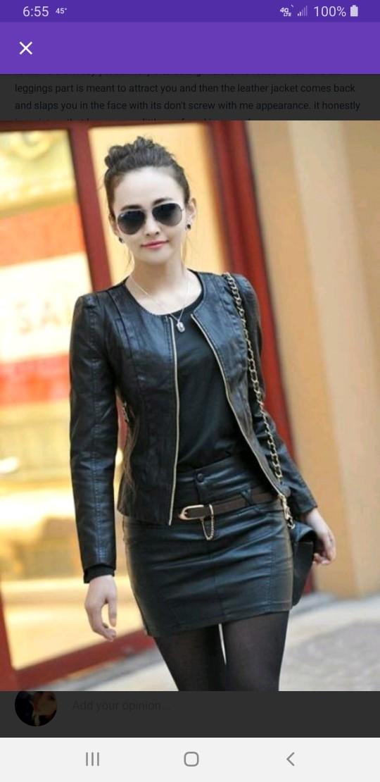 A little bit of leather