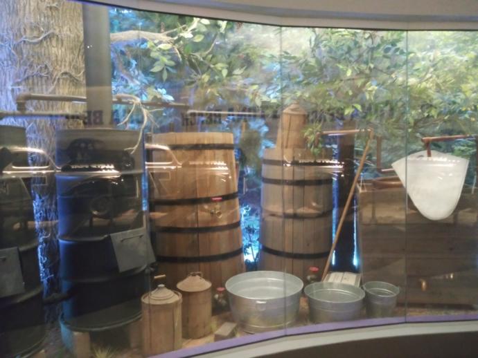 Replica of Junior Johnsons moonshine still