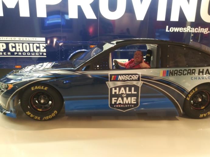 This is me in a NASCAR