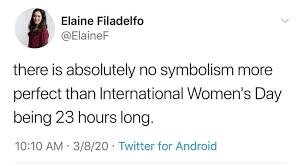Why Women's day isn't what it was before