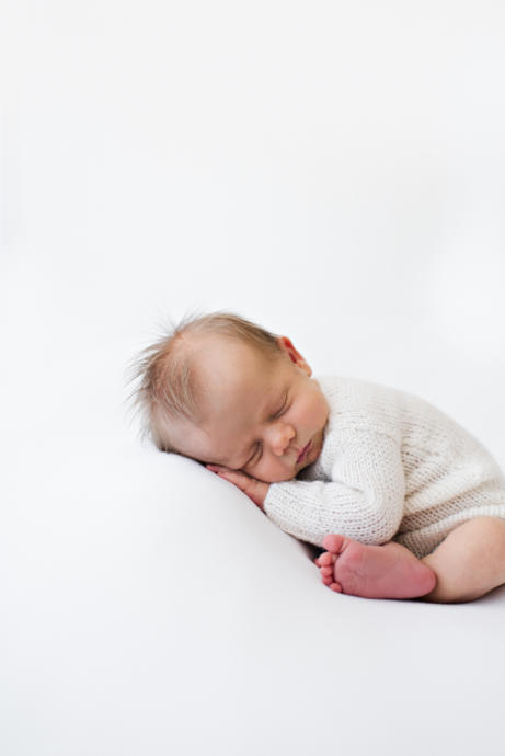 A NewBorn Babys hairline represents how they will look in old age.