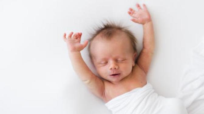 A NewBorn Baby's hairline represents how they will look in old age.