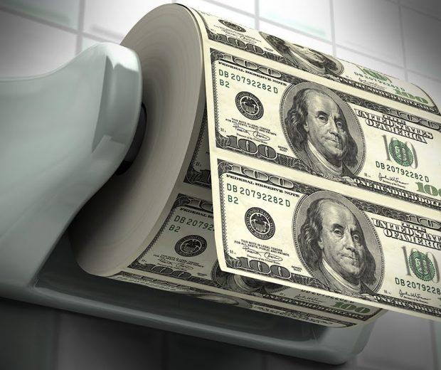 The answer to the toilet paper shortage is worthless dollars