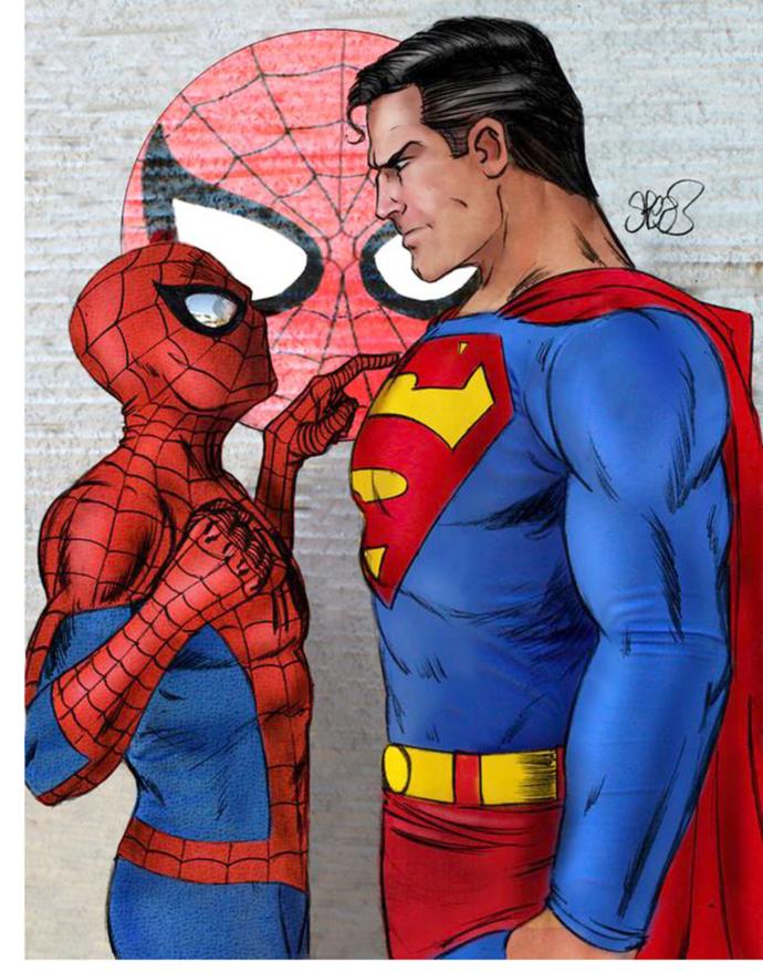 Spidey and Supes