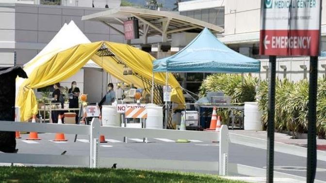 My latest visit to the hospital, taking my daughter there with a fever.