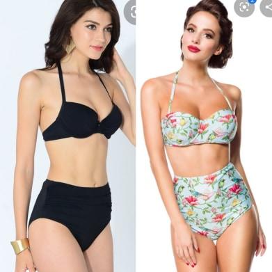 Bikini styles for different body types