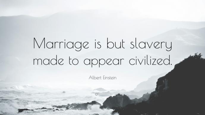 Albert Einsteins 1st View of Marriage