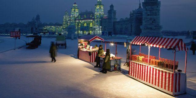 ice Sculpture Festival Harbin, China