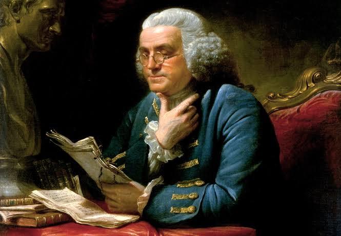 The philosopher, Inventor, Statesman, diplomat, deep in thought.