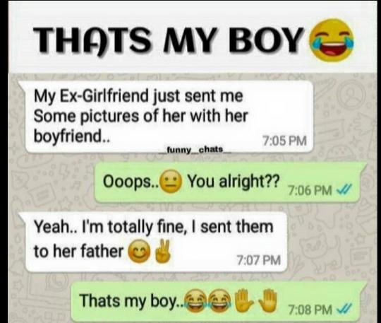 BREAK UP Time to Crack up