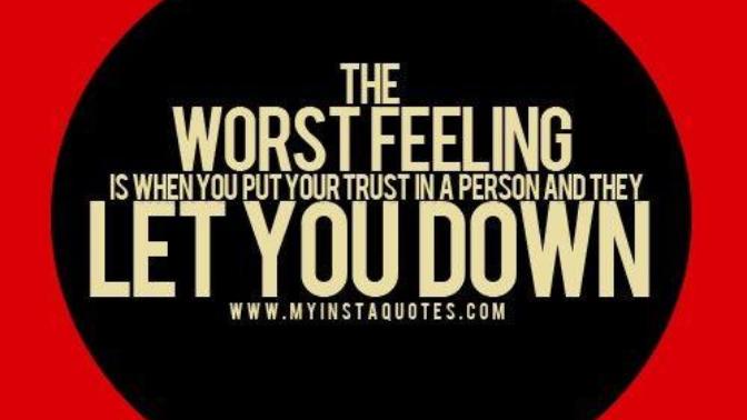 My lifelong battle with trust issues and depression.
