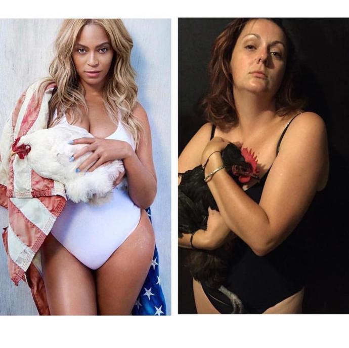 Random image supposedly comparing "weak and strong."