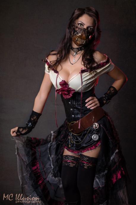 Even STEAMPUNK GIRLS are ready for the Coronavirus!