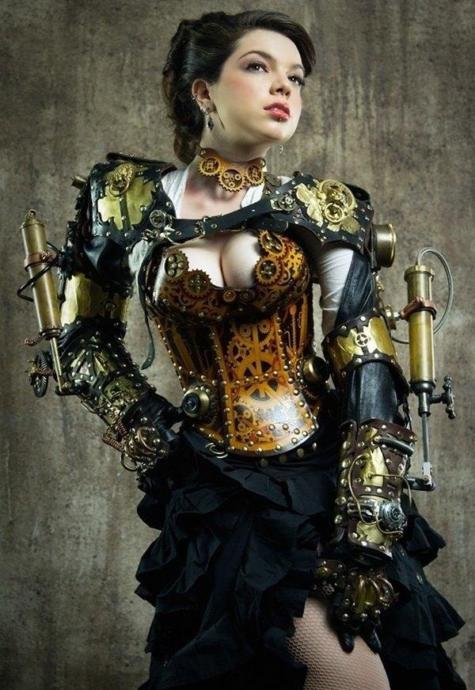 "Im not too sure how much longer I can handle this corset? ...OMG!"