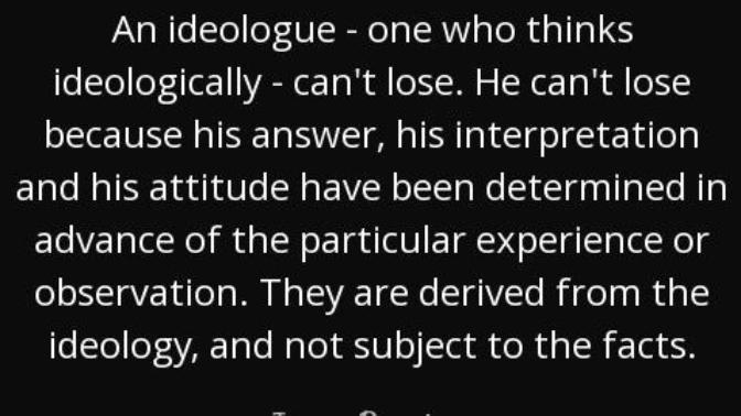 4 steps to figure out, if you are an ideologue!