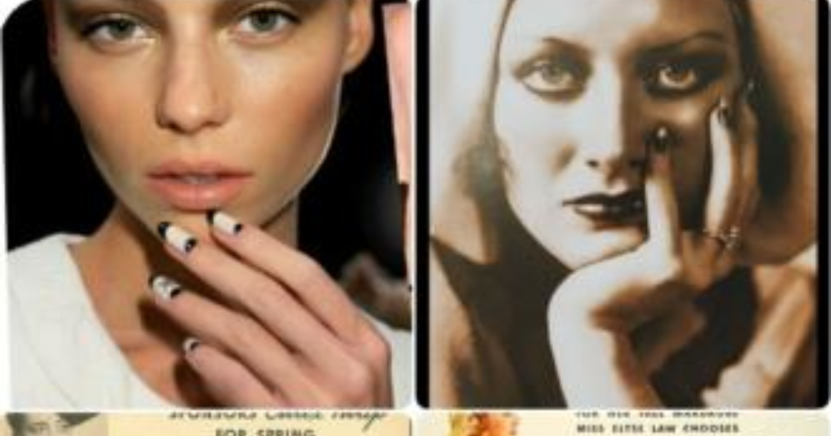 Ladies would you do a retro lunar manicures from the 1920 40s now known