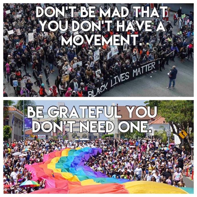 The only movement you get when your white is a bowel movement.